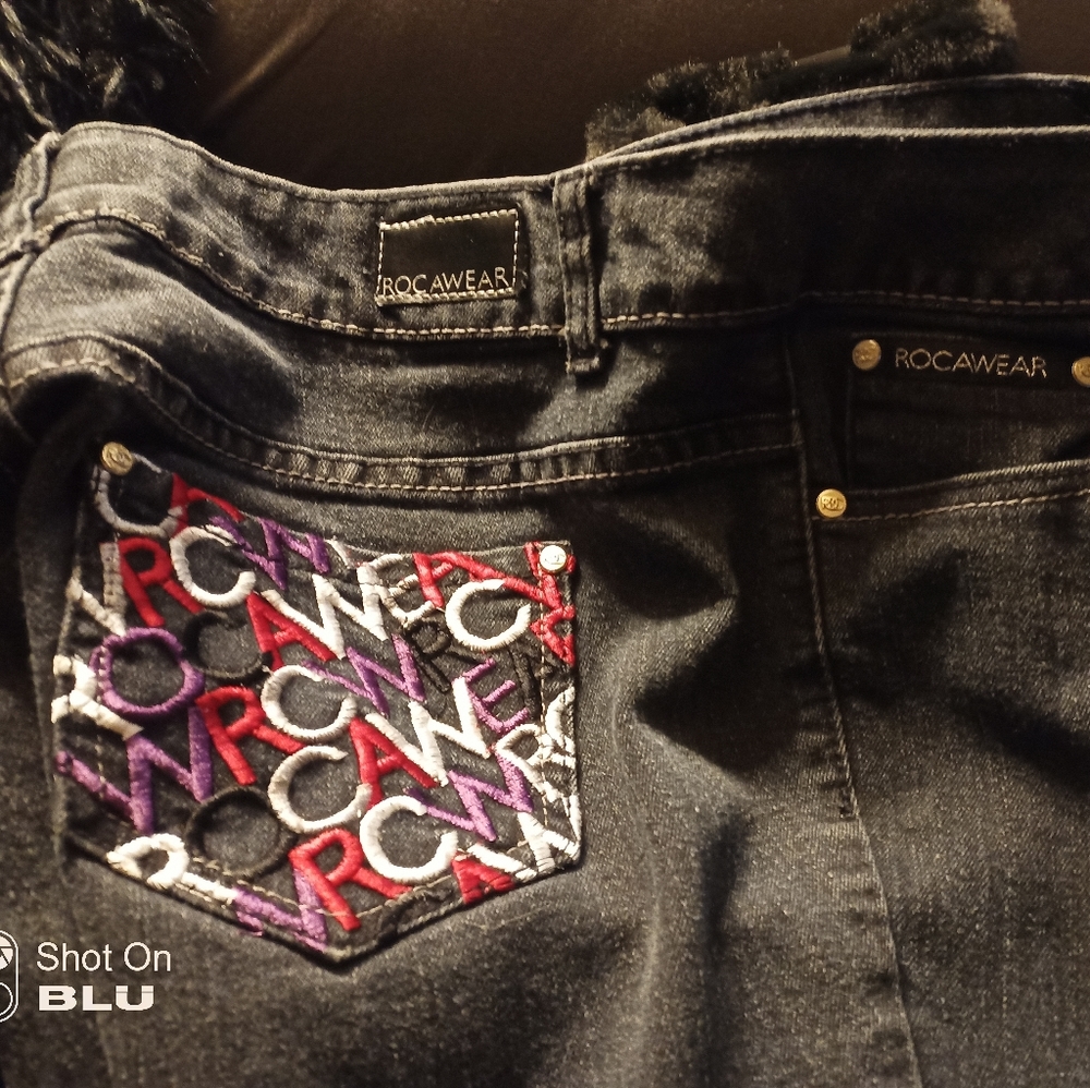 Jeans  "Rocawear" black size16